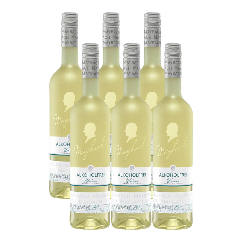 Maybach Alkoholfreier Rosé Entalkoholisierter Wein 6 x 0,75 L